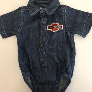 Infant Harley Davidson Onesie